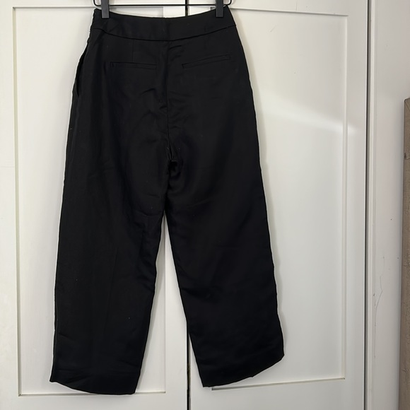 NWT JCrew Black Linen Trousers - Picture 2 of 3